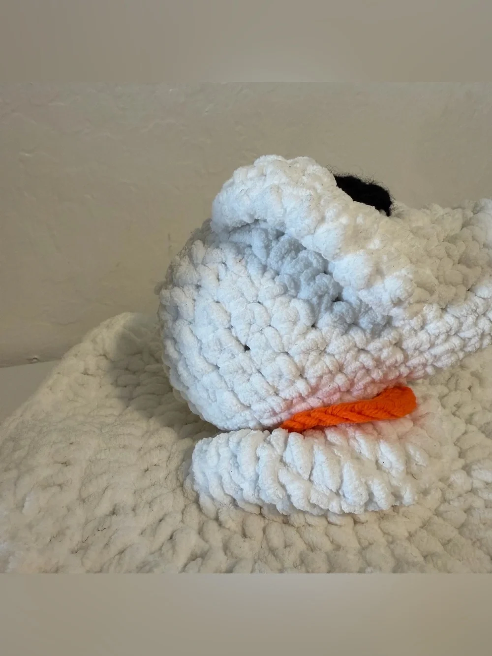 Hand-Crocheted Zero Plush – The Nightmare Before Christmas Ghost Dog – Handmade